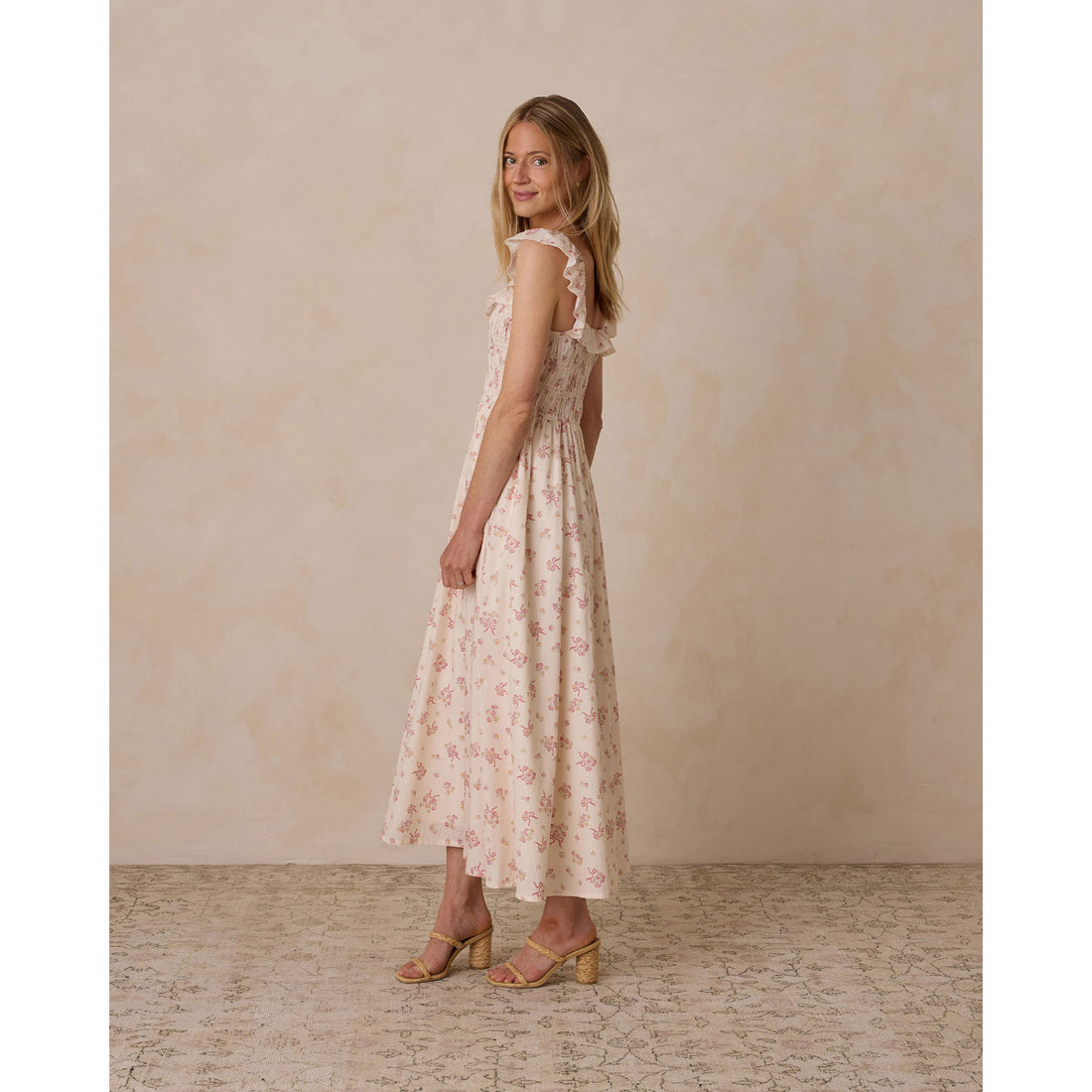 Noralee Natural Bow Ditsy Stella Women Dress