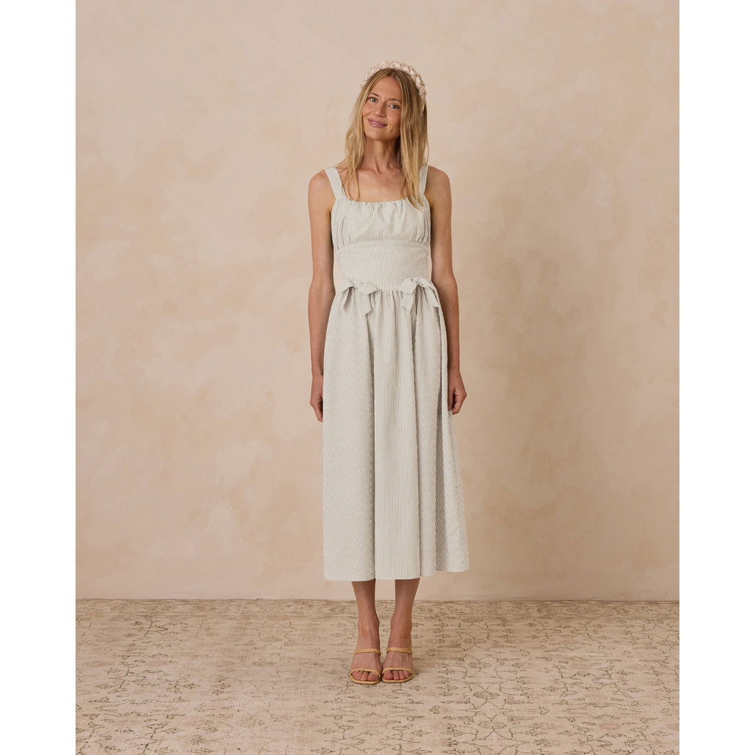 Noralee Sage Stripe Betsy Women Dress