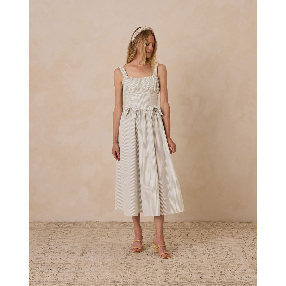 Noralee Sage Stripe Betsy Women Dress