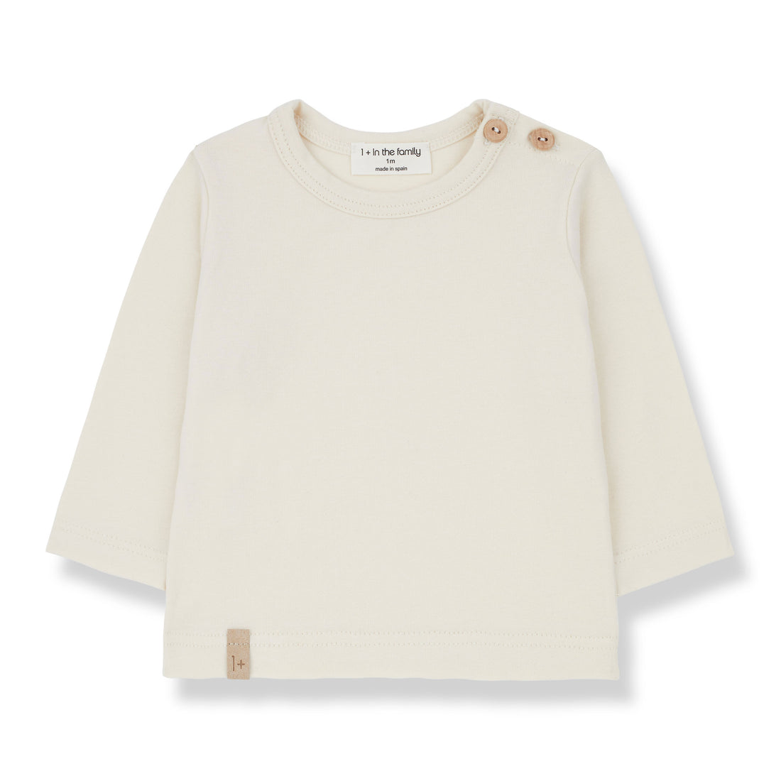 1+ In The Family Ivory Noelle Long Sleeve T-Shirt