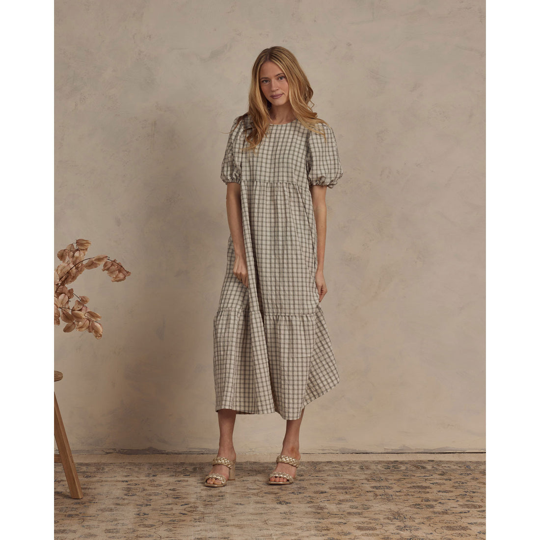 Noralee Autumn Plaid Claire Womens Dress