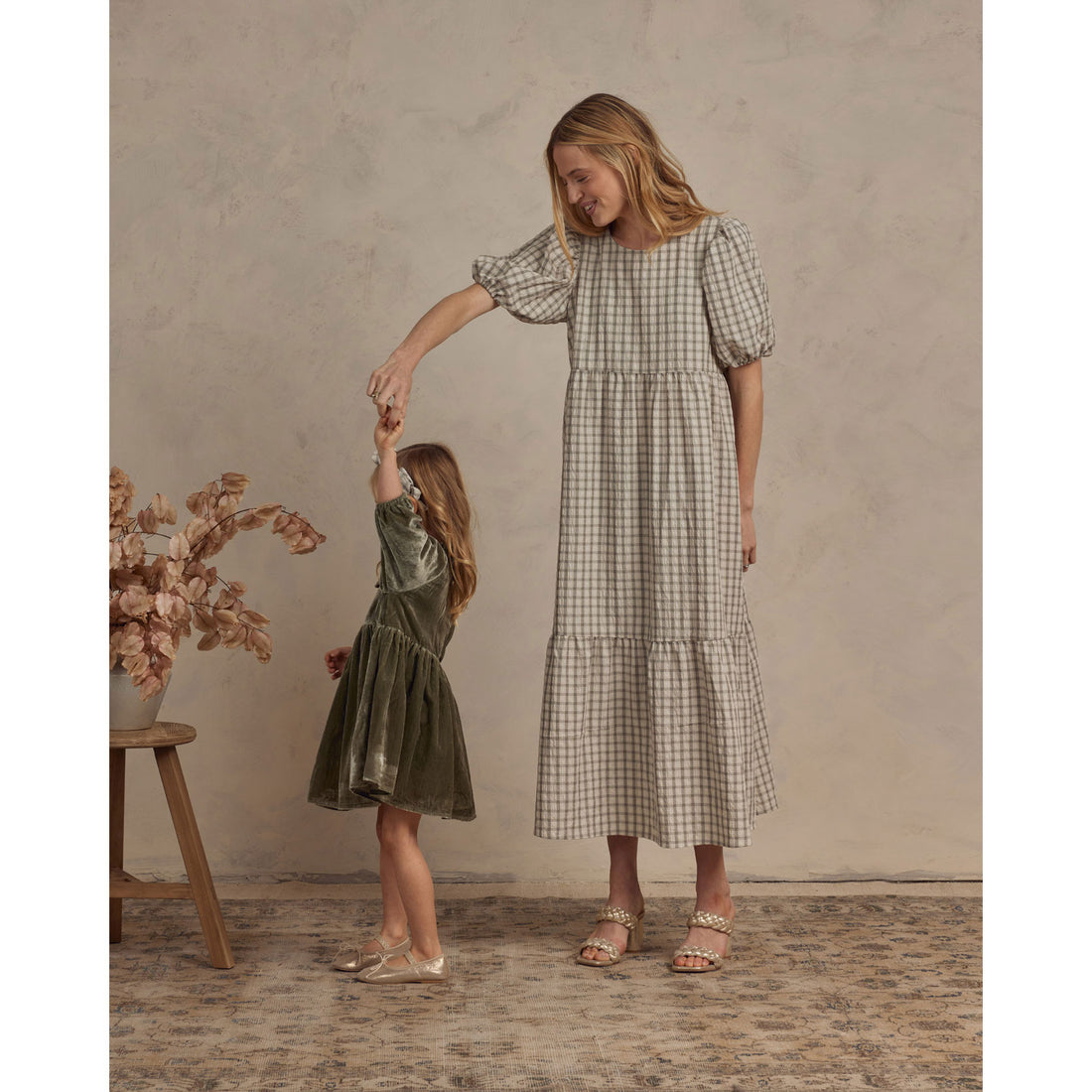 Noralee Autumn Plaid Claire Womens Dress