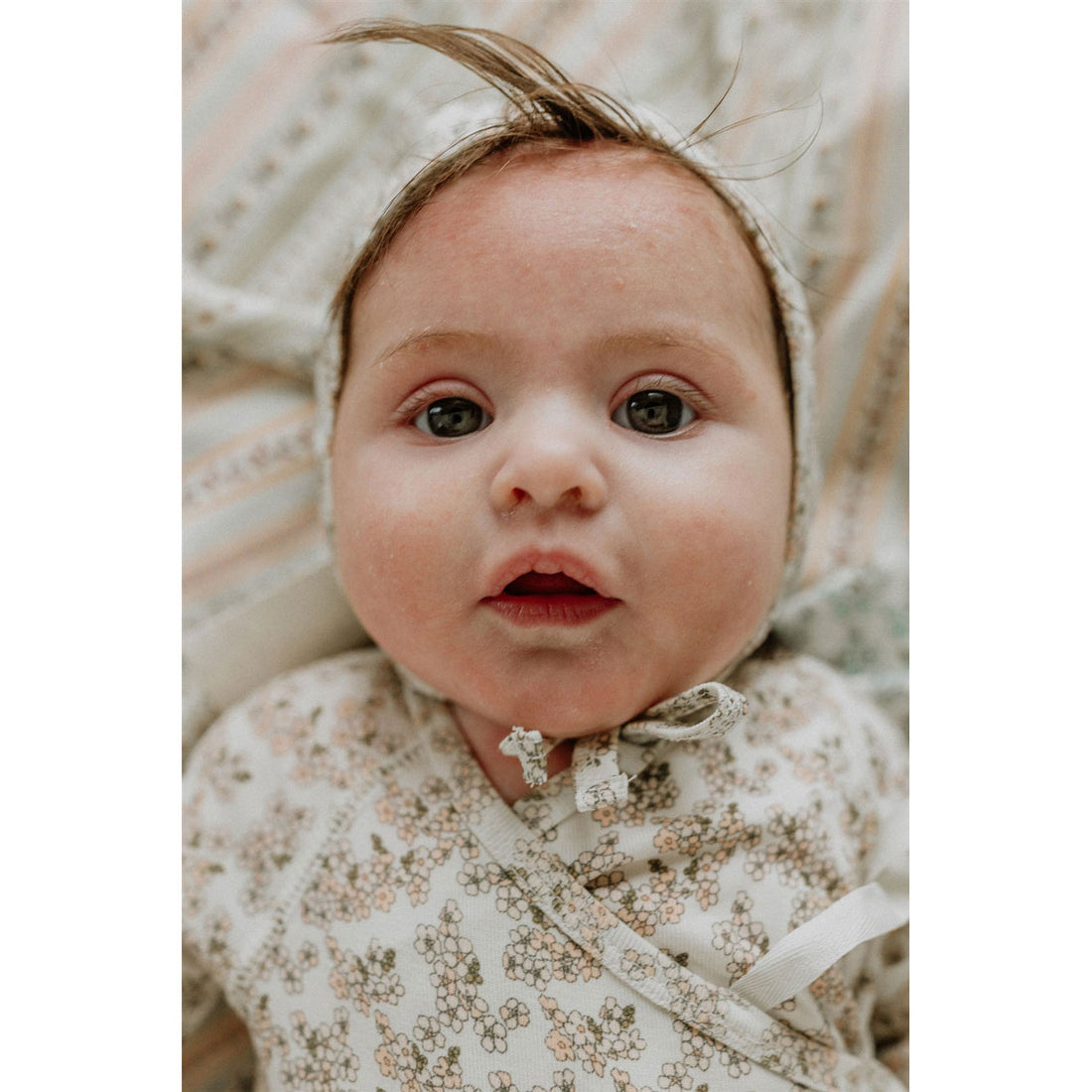 Ladida Layette Peach Cherry Blossom Footie
