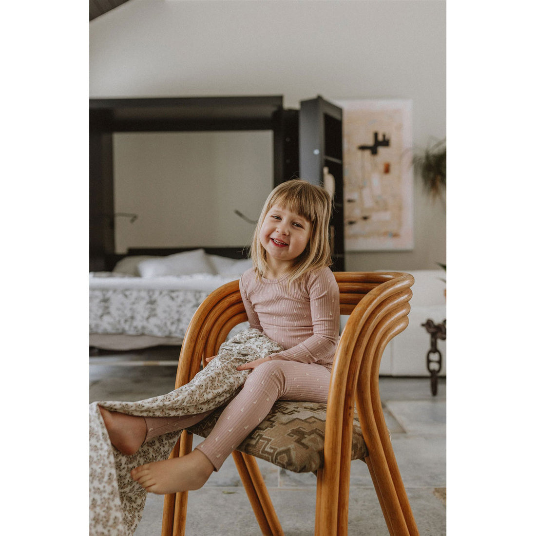 Ladida Layette Pink Goose Pajamas