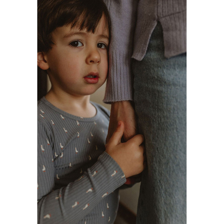 Ladida Layette Blue Goose Pajamas