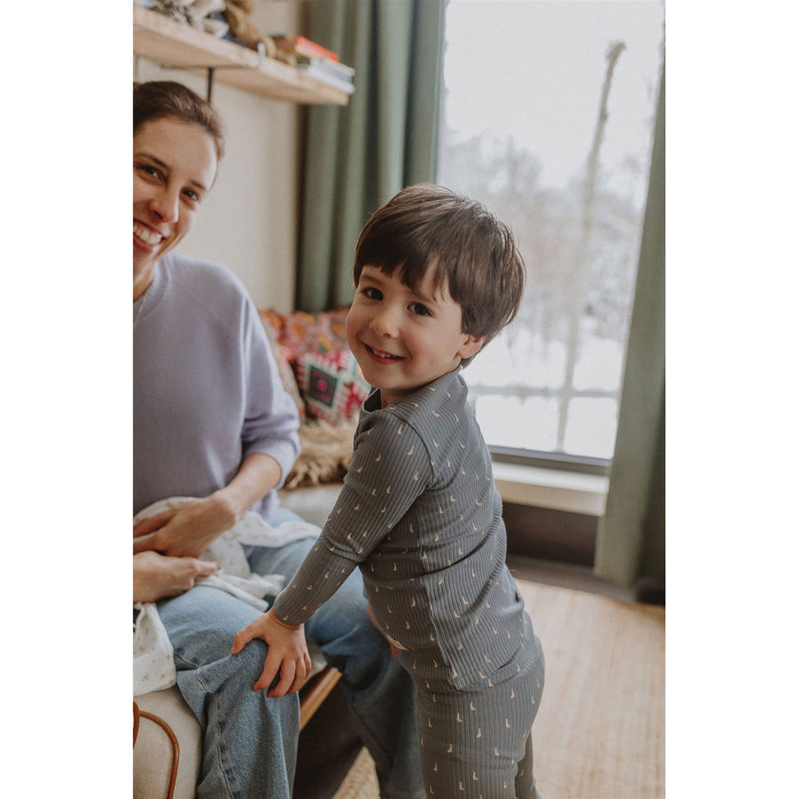 Ladida Layette Blue Goose Pajamas