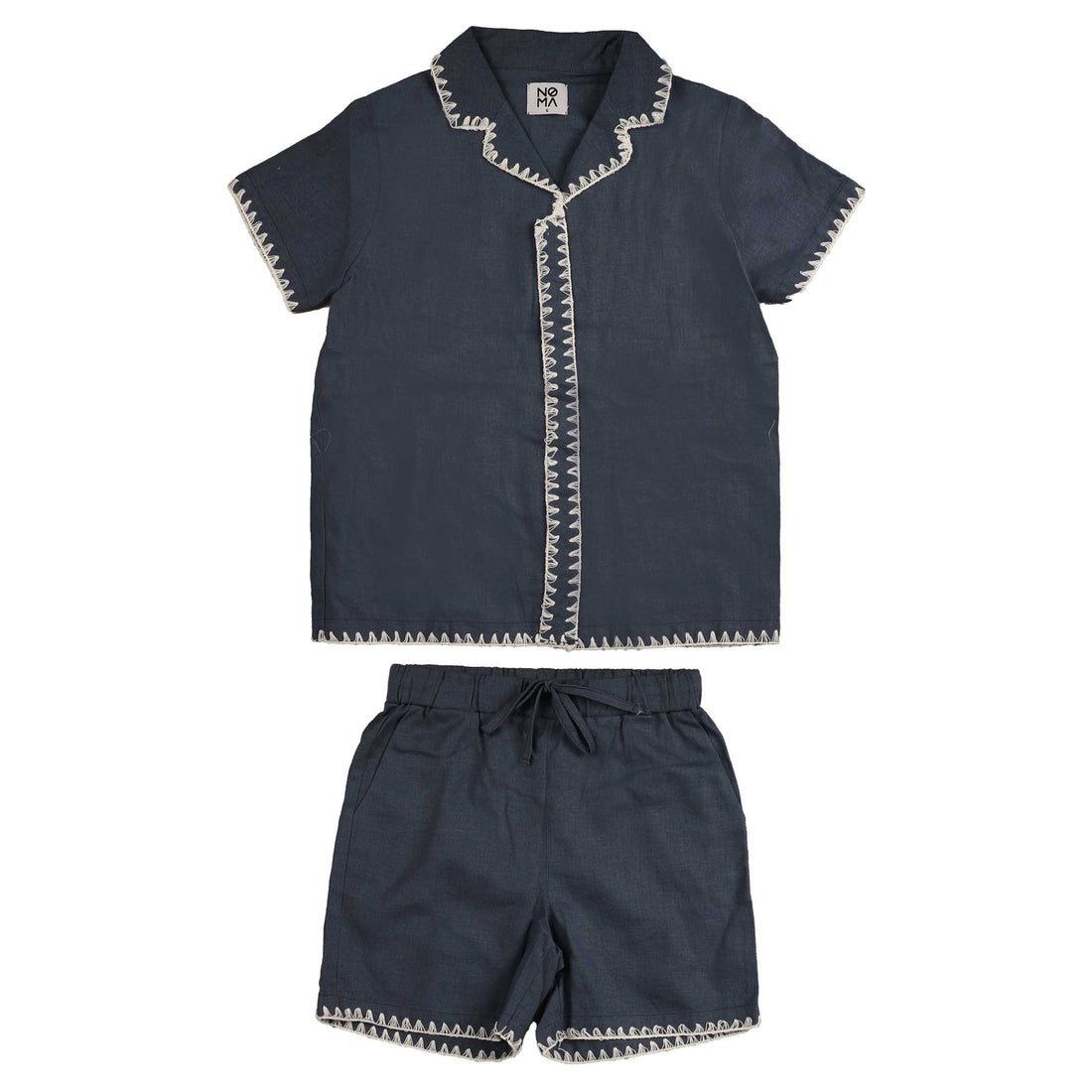 Noma Blue Edge Stitching Boys Set