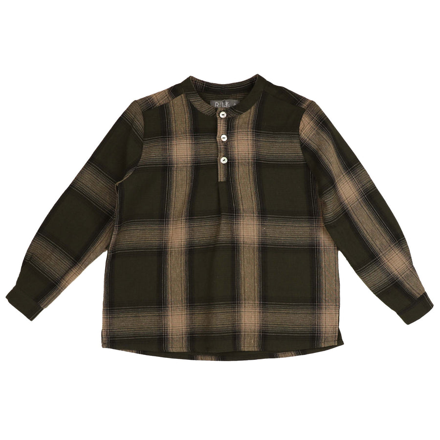 Noma Olive Plaid Shirt