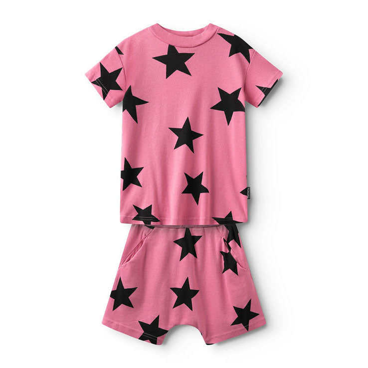 Nununu Hot Pink Star Loungewear