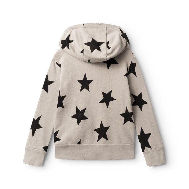 Nununu Smokey Grey Light Star Zip Hoodie