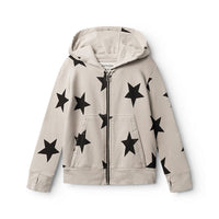 Nununu Smokey Grey Light Star Zip Hoodie