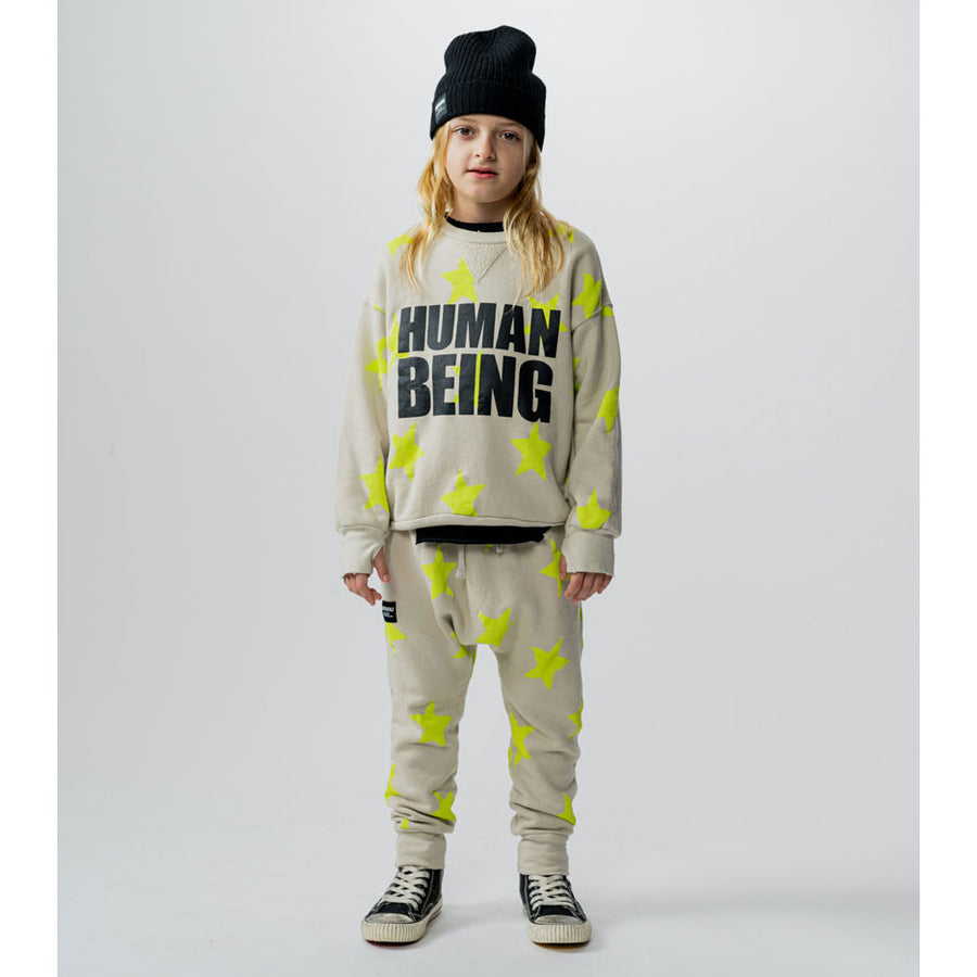NUNUNU Smokey Natural Only Human Sweatshirt