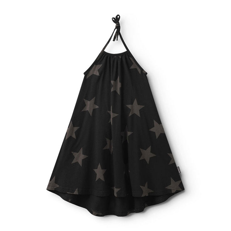 Nununu Black Star Collar Dress