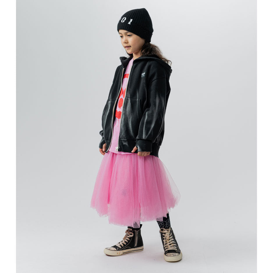 NUNUNU Black Ultimate Brush Zip Hoodie