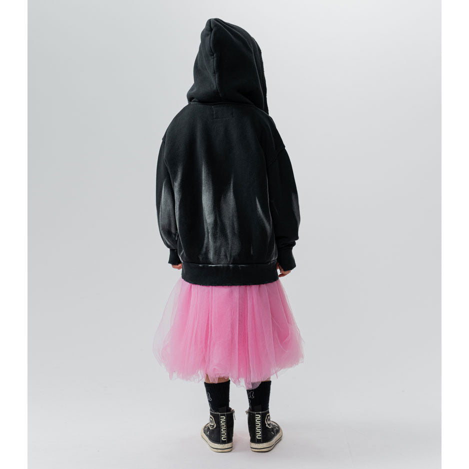 NUNUNU Black Ultimate Brush Zip Hoodie