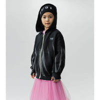 NUNUNU Black Ultimate Brush Zip Hoodie