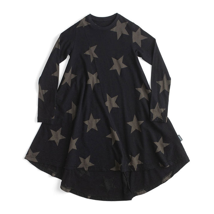 Nununu Black Star Dress