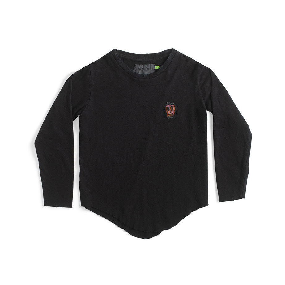 Nununu Black Dizzy Skull Patch T-Shirt