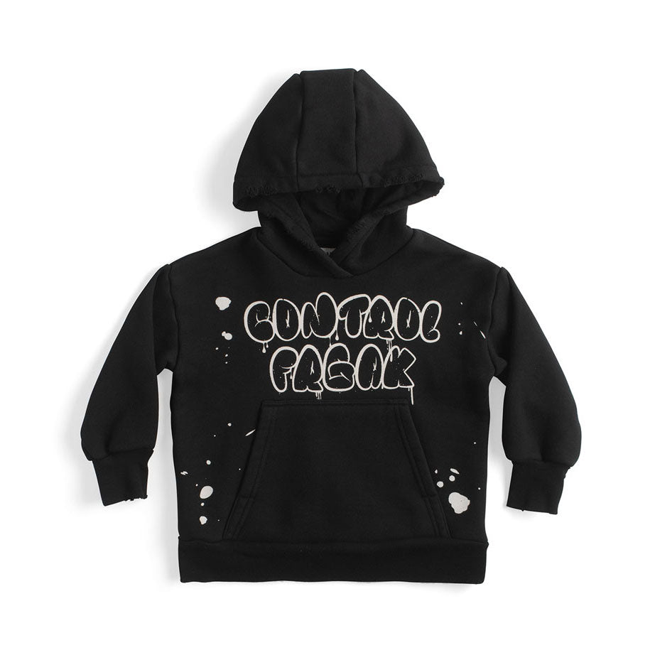 Nununu Black Bubbly Control Freak Heavy Sweatshirt
