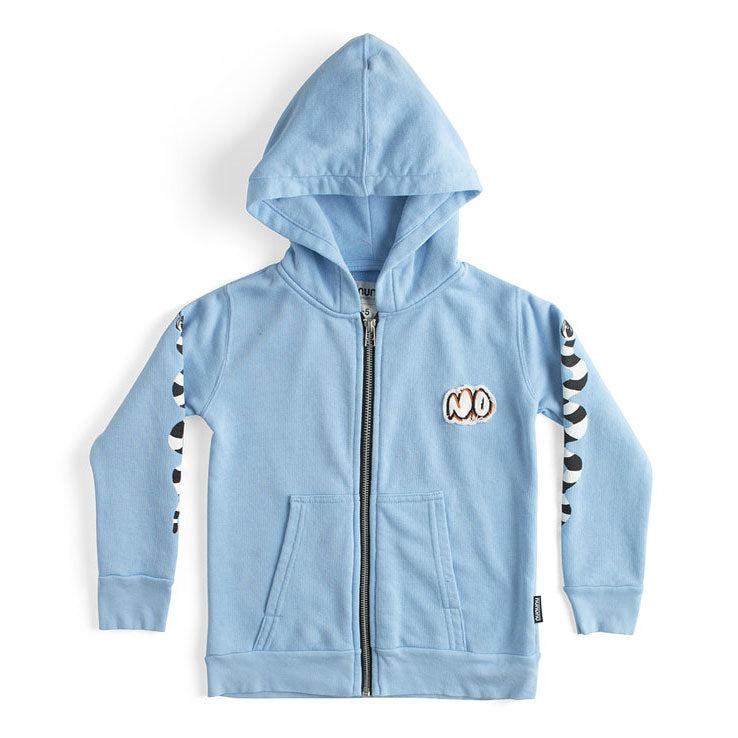 Nununu Foggy Blue Extreme Bubbly Zip Hoodie