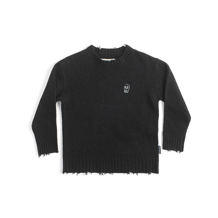 Nununu Black Knit Pullover