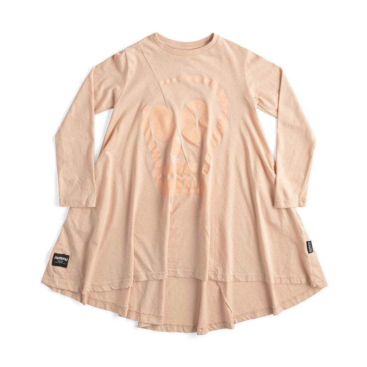 Nununu Nude Dizzy Skull Dress