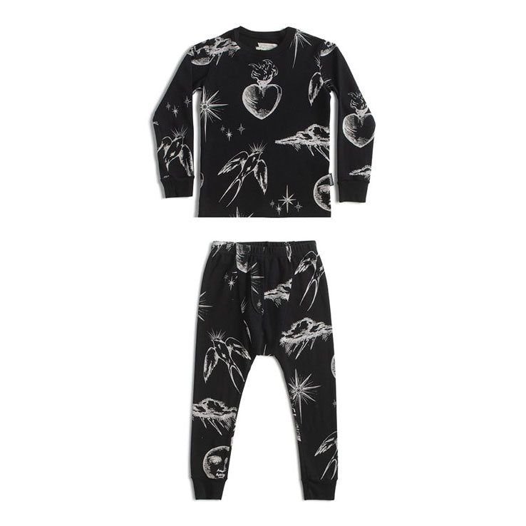 Nununu Black All Inked Loungewear