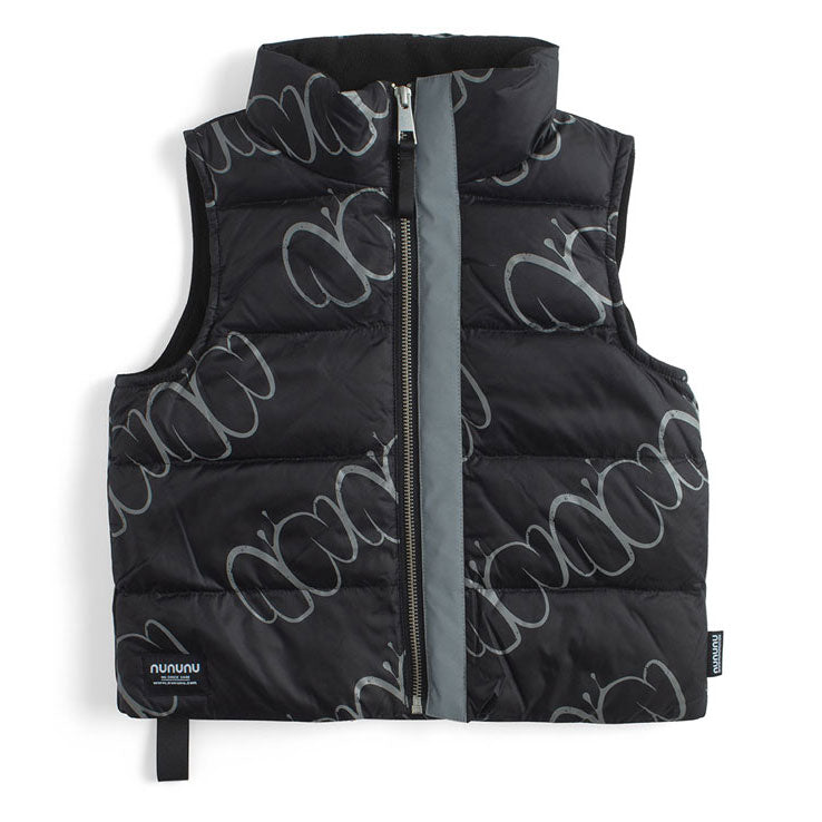 Nununu Black Bubbly Down Vest