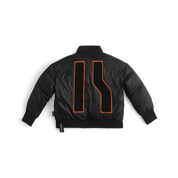 Nununu Black Racer Down Bomber Jacket