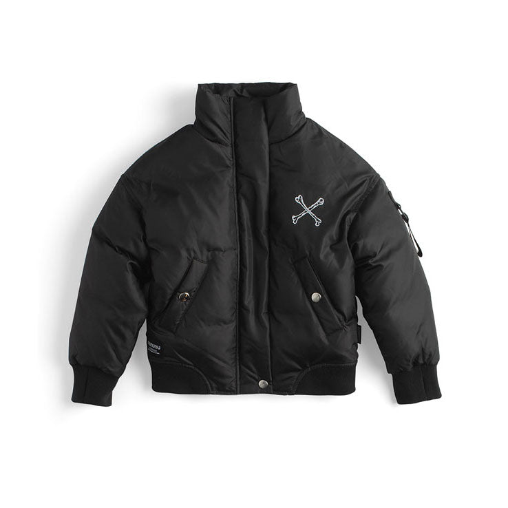 Nununu Black Cross-Bone Down Jacket