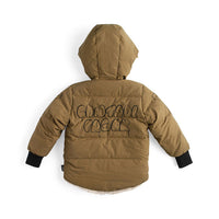 Nununu Olive/Natural Reversible Khaki Coat