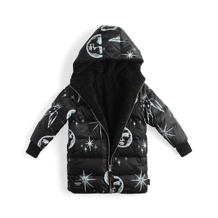 Nununu Black All Inked Reversible Down Jacket