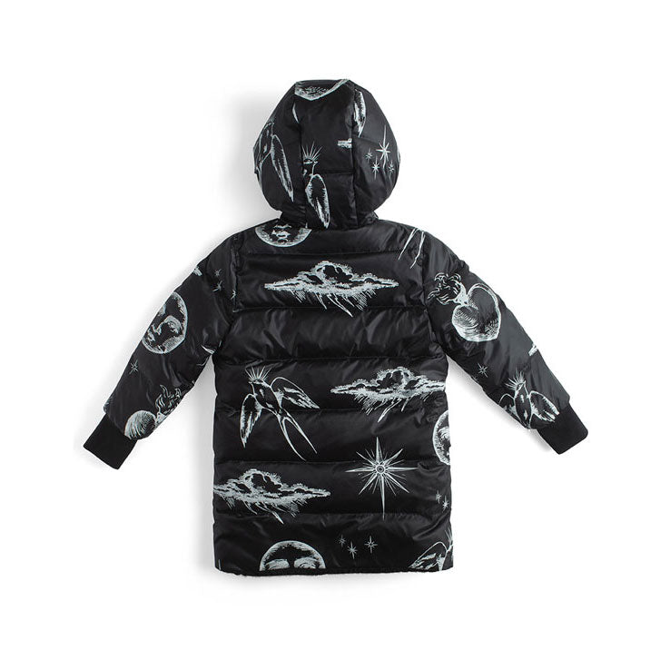 Nununu Black All Inked Reversible Down Jacket