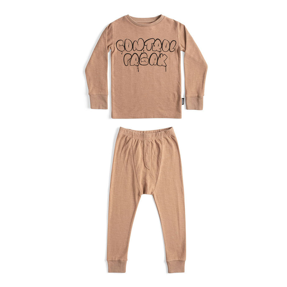 Nununu Coffee Slub Control Freak Loungewear