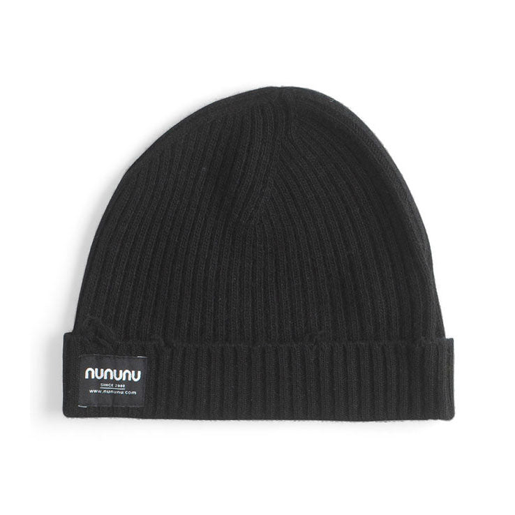 Nununu Black Knit Beanie
