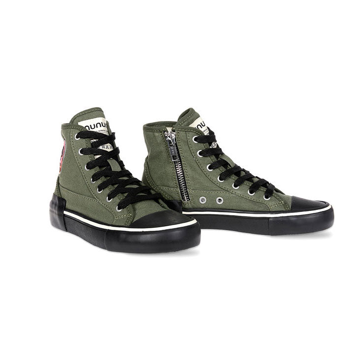 Nununu Olive Dizzy Skull High Tops