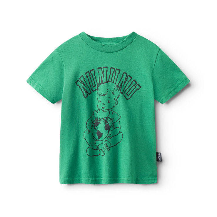 Nununu Moss Green Global Kid T-Shirt