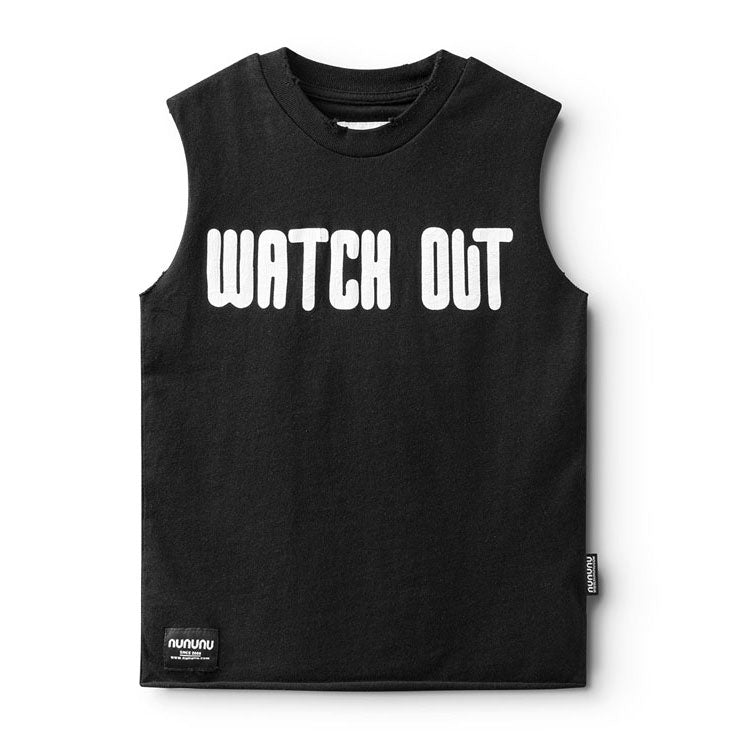 Nununu Black Watch Out Sleeveless Shirt