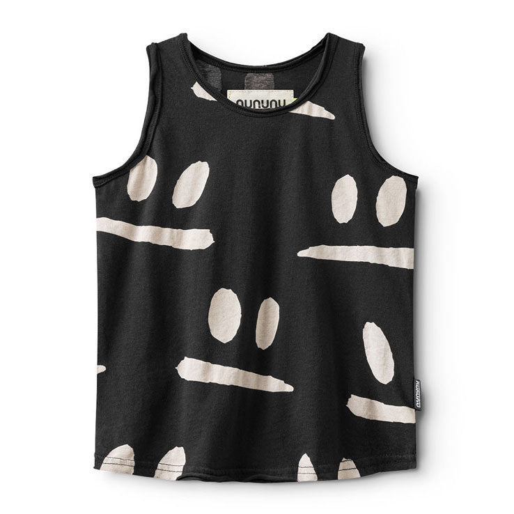 Nununu Black Smirks Tank Top