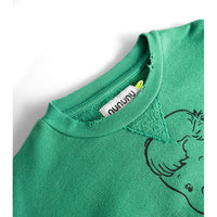 Nununu Moss Green Global Kid Sweatshirt