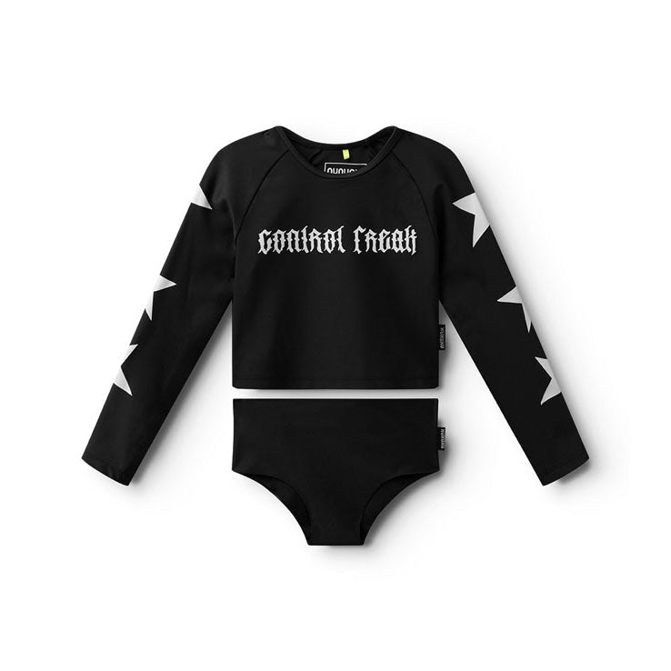 Nununu Black Triple Star Shirtini