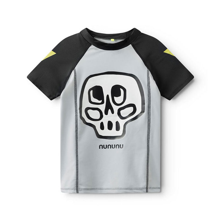 Nununu Lunar Grey Silou Skull Rashguard