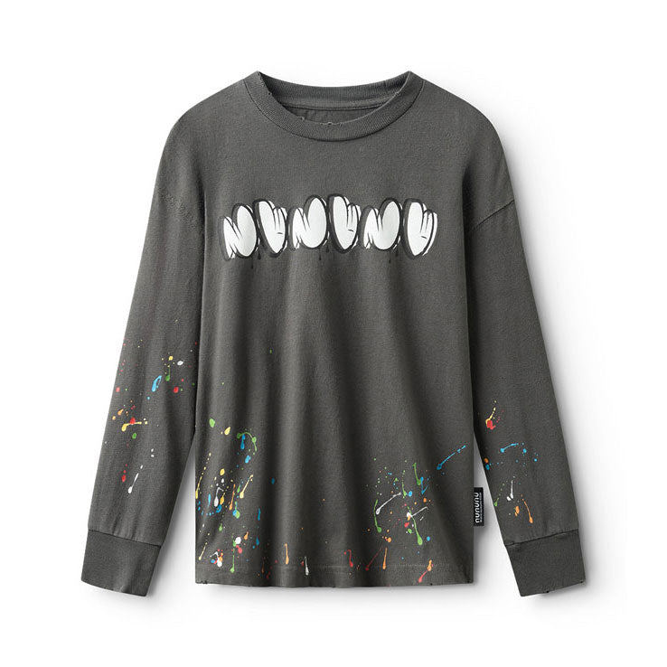 NUNUNU Graphite Splash Of Color Shirt