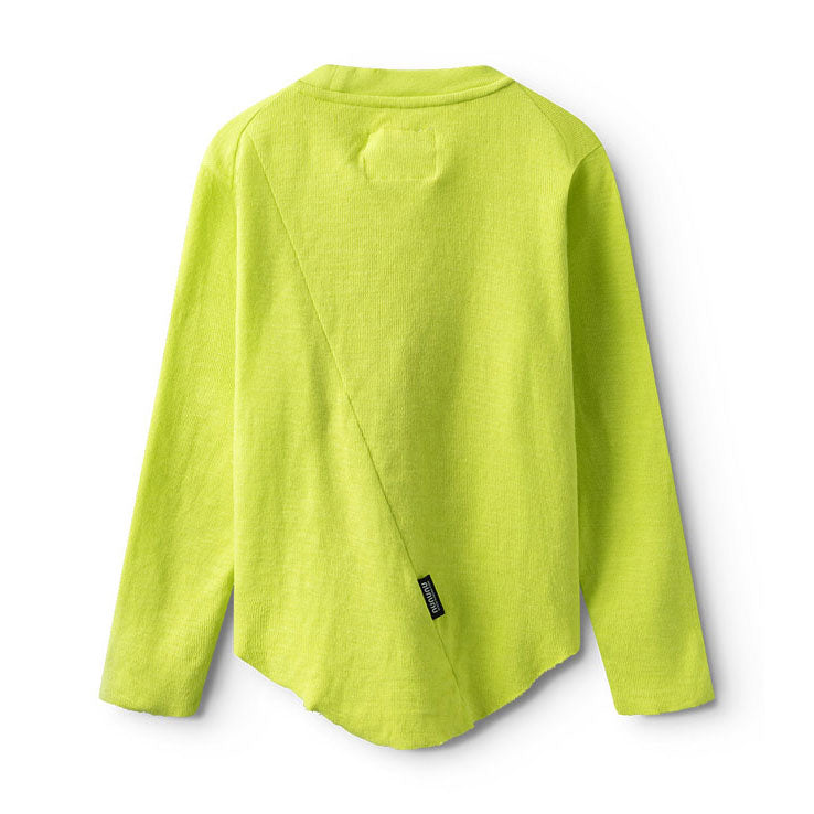 NUNUNU Hot Lime Droopy Skull Shirt