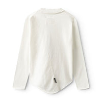 NUNUNU White Side Eye Rounded Shirt