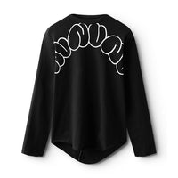 NUNUNU Black Bubbly Rounded Shirt