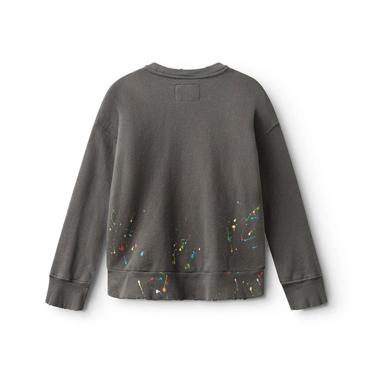 NUNUNU Graphite Splash Of Color Sweatshirt