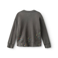 NUNUNU Graphite Splash Of Color Sweatshirt