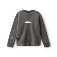 NUNUNU Graphite Splash Of Color Sweatshirt