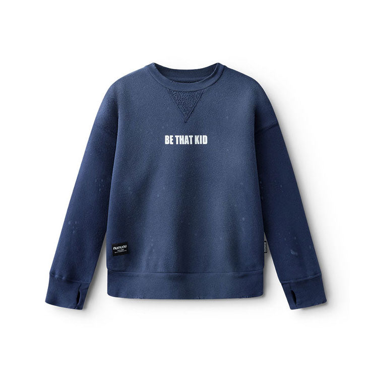 NUNUNU Indigo Vintage Sweatshirt
